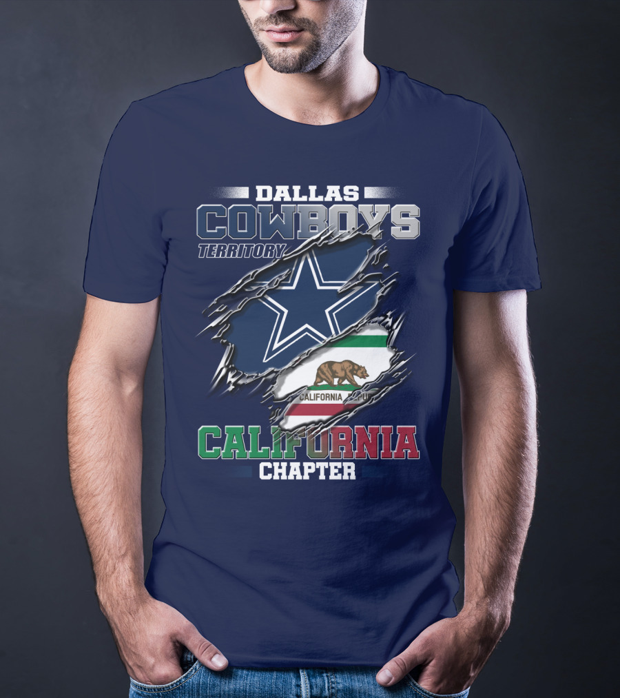 Dallas Cowboys Territory California Chapter T-Shirt