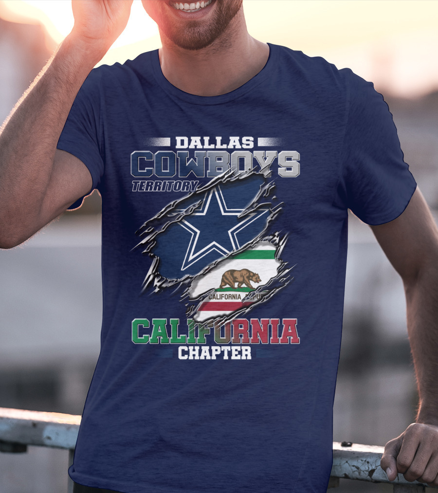 Dallas Cowboys Territory California Chapter T-Shirt
