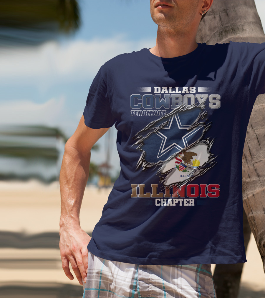 Dallas Cowboys Territory Illinois Chapter T-Shirt