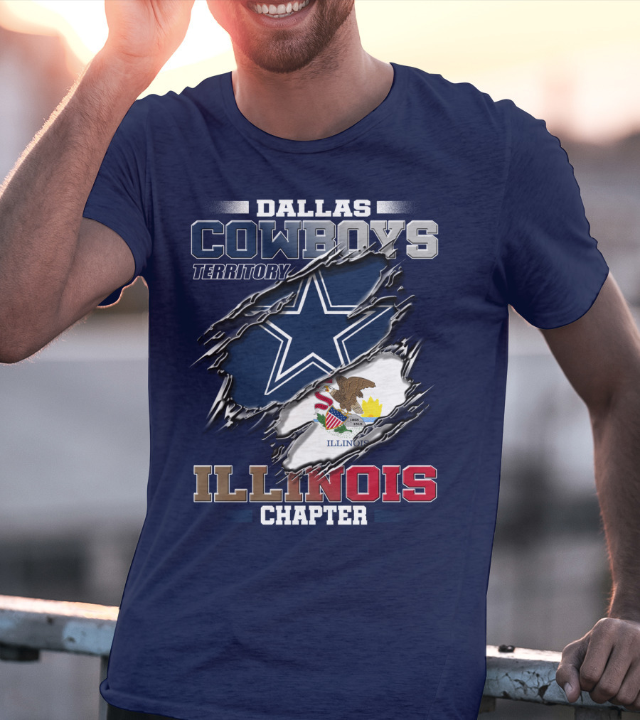 Dallas Cowboys Territory Illinois Chapter T-Shirt