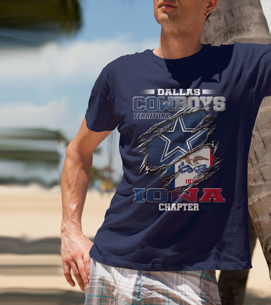Dallas Cowboys Territory Iowa Chapter T-Shirt