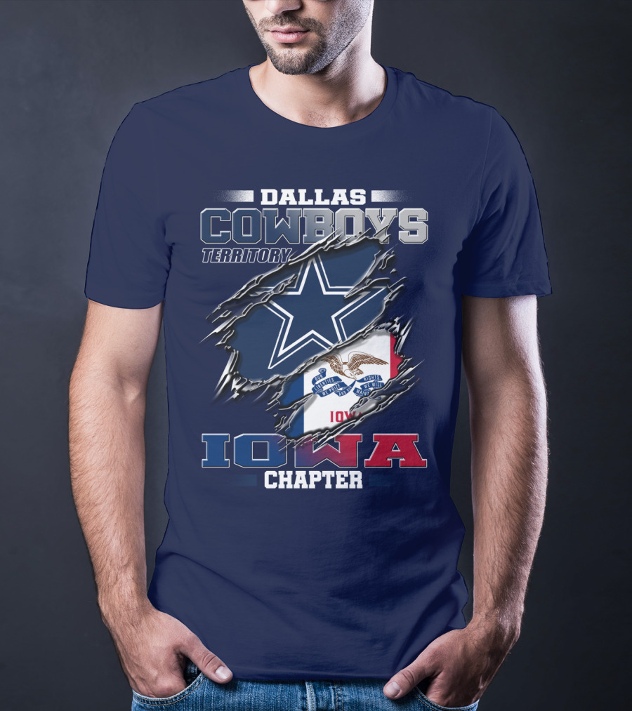 Dallas Cowboys Territory Iowa Chapter T-Shirt