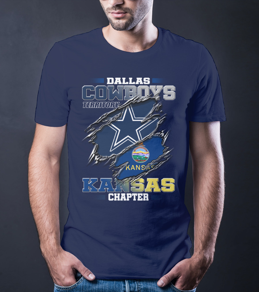 Dallas Cowboys Territory Kansas Chapter T-Shirt