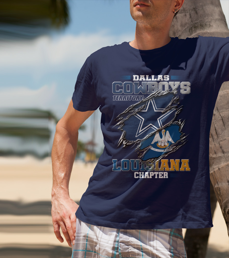 Dallas Cowboys Territory Louisiana Chapter T-Shirt