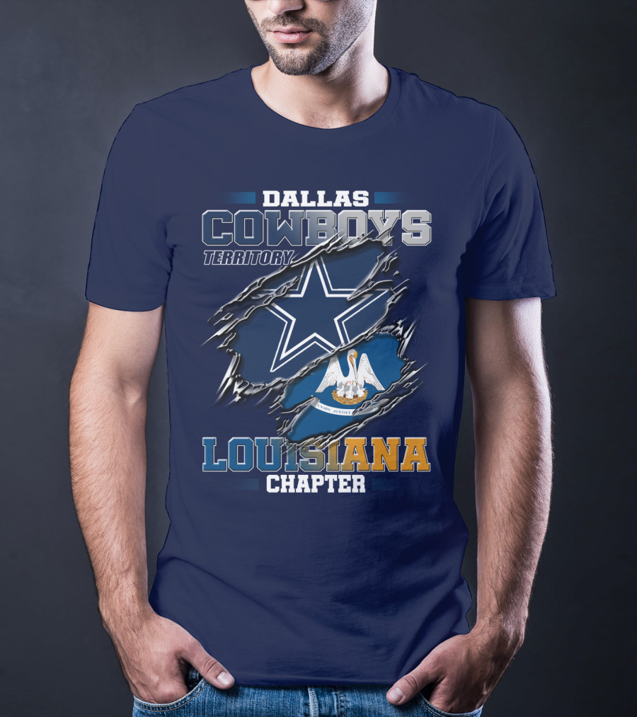 Dallas Cowboys Territory Louisiana Chapter T-Shirt