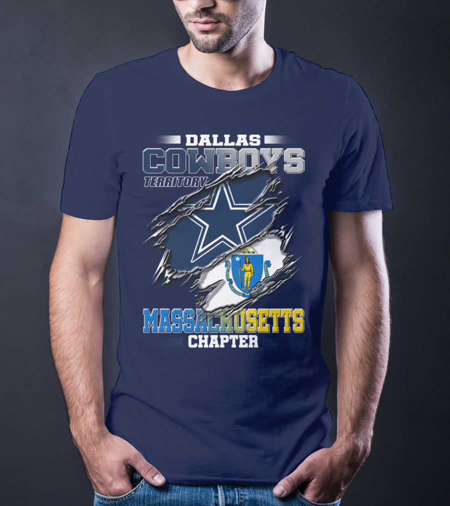 Dallas Cowboys Territory Massachusetts Chapter T-Shirt