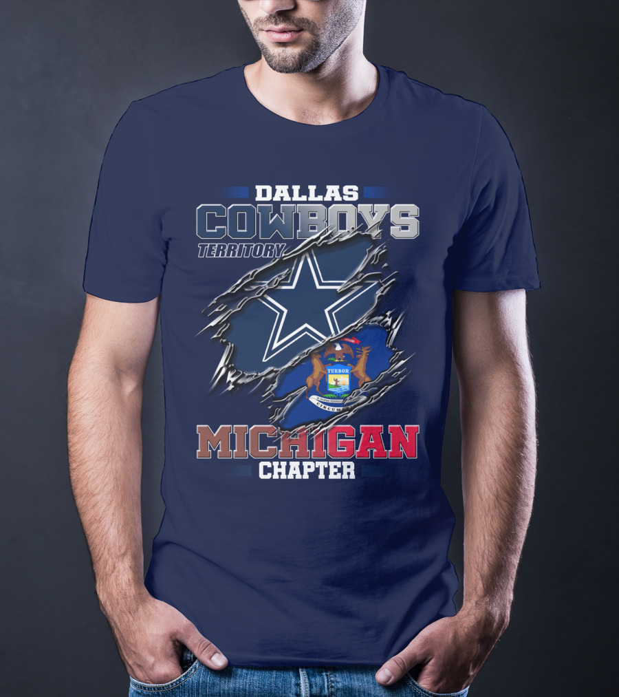Dallas Cowboys Territory Michigan Chapter T-Shirt