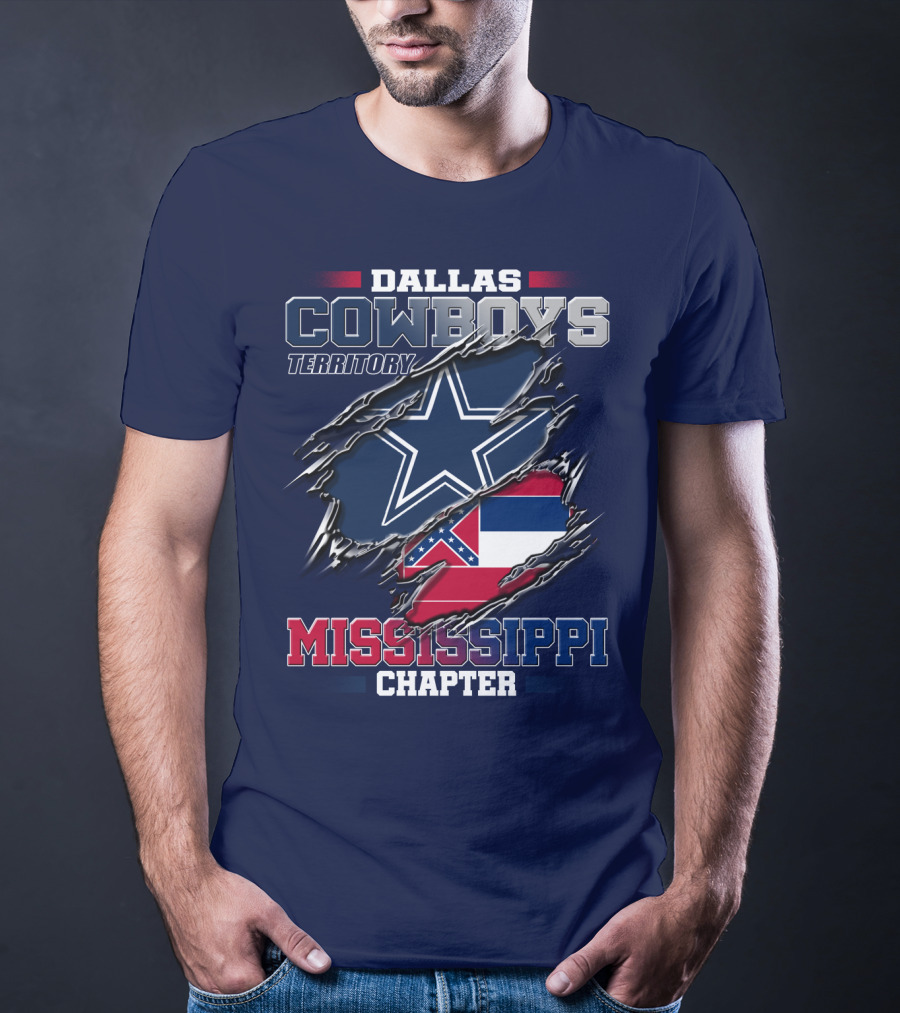 Dallas Cowboys Territory Mississippi Chapter T-Shirt