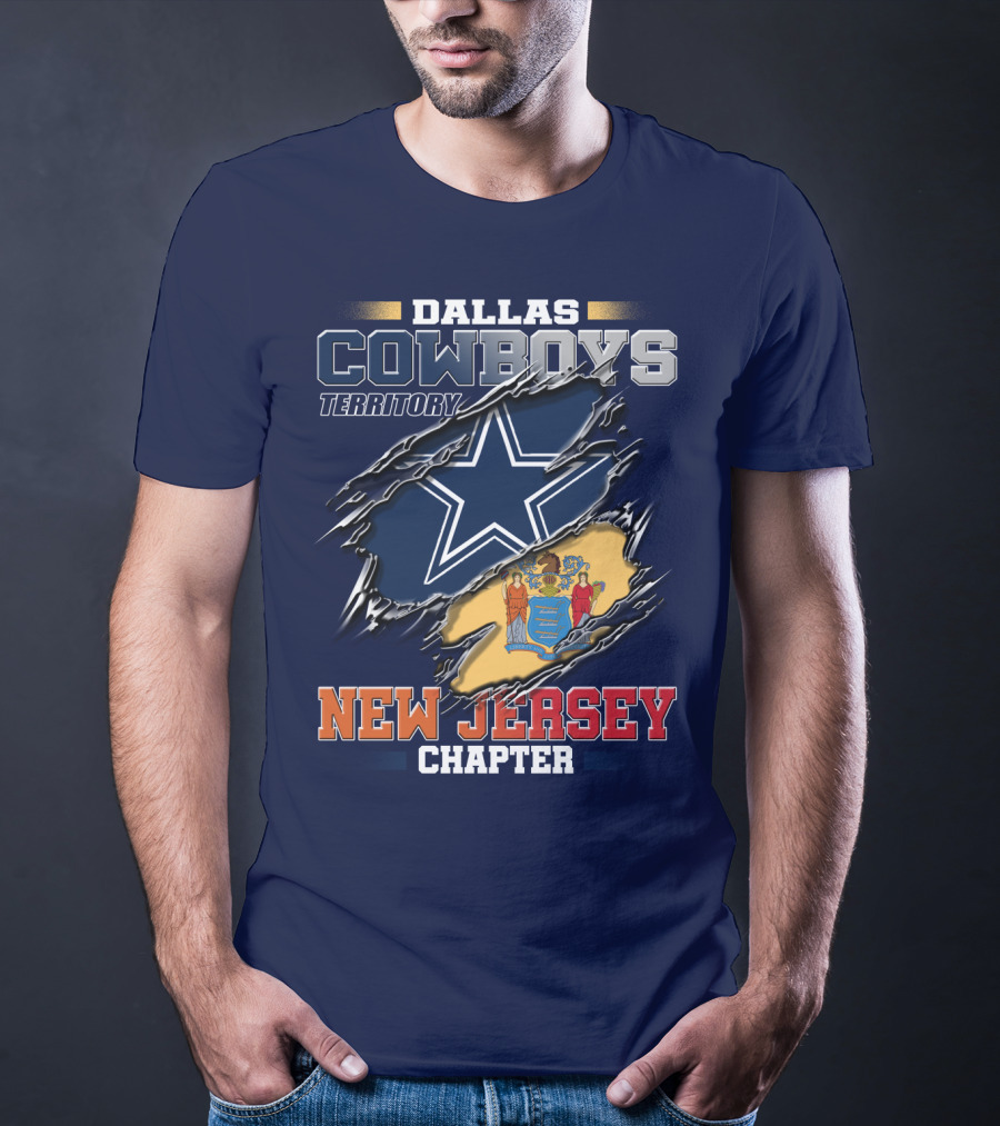 Dallas Cowboys Territory New Jersey Chapter T-Shirt