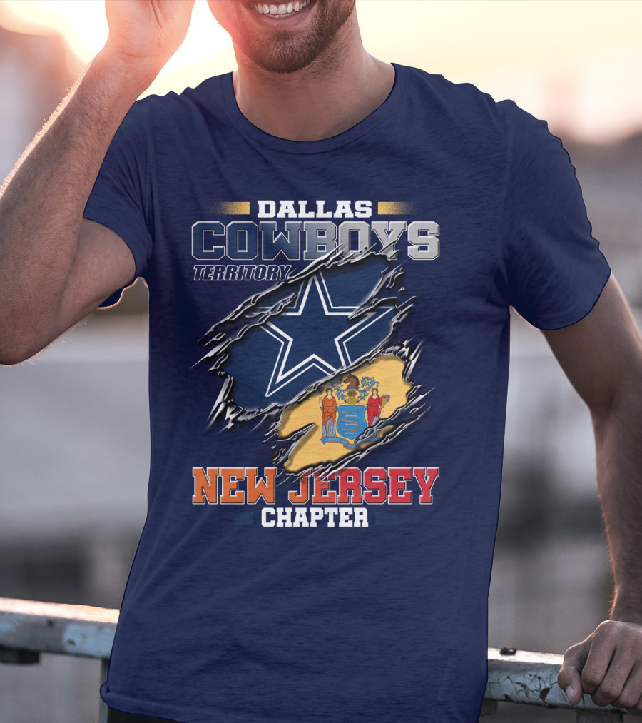 Dallas Cowboys Territory New Jersey Chapter T-Shirt