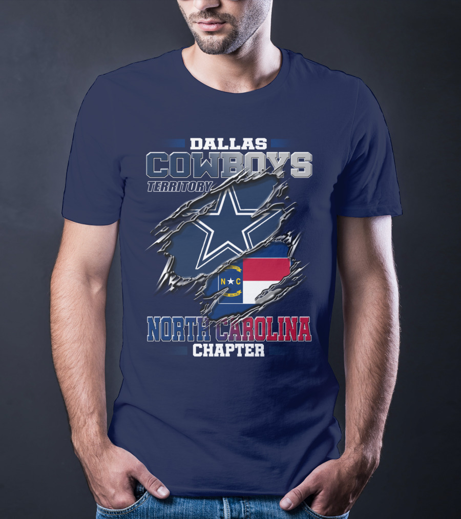 Dallas Cowboys Territory North Carolina Chapter T-Shirt