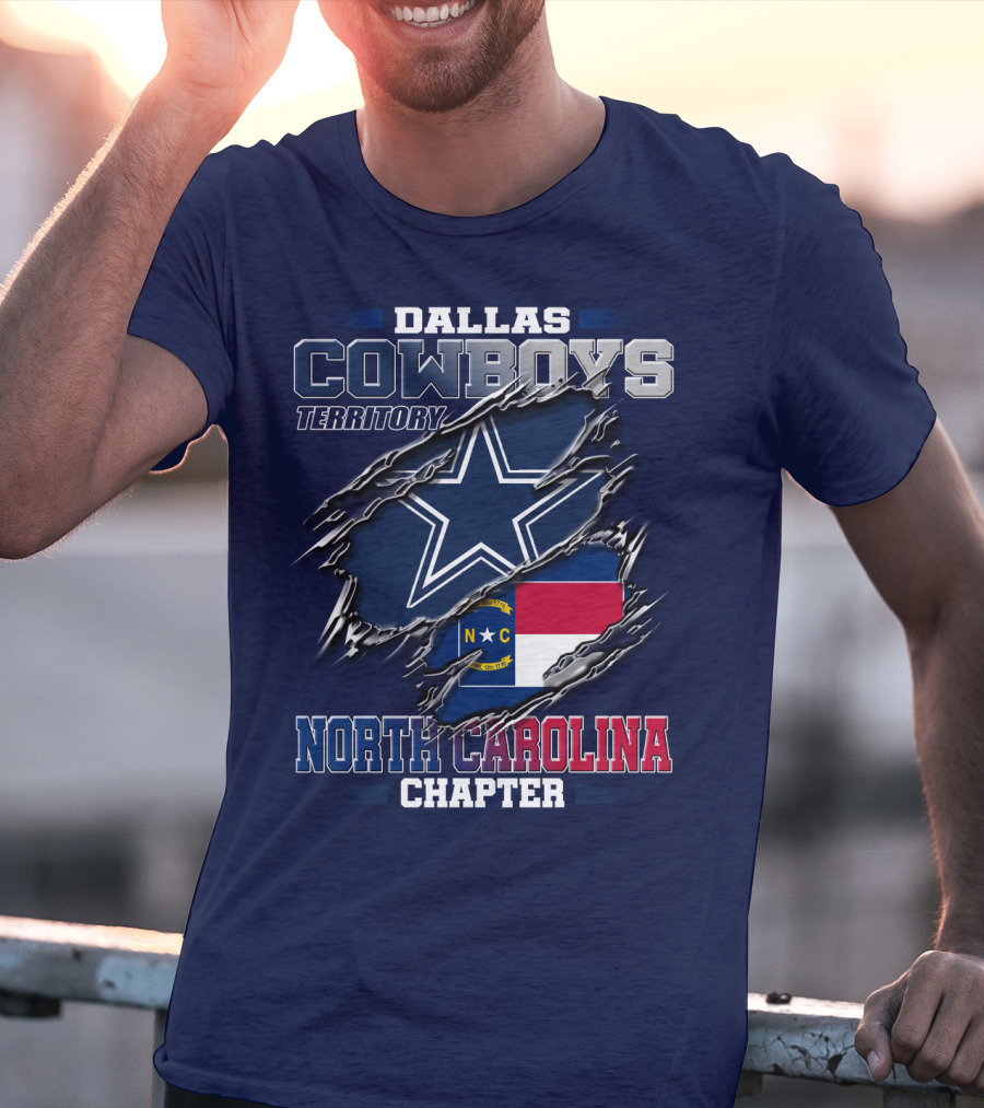 Dallas Cowboys Territory North Carolina Chapter T-Shirt