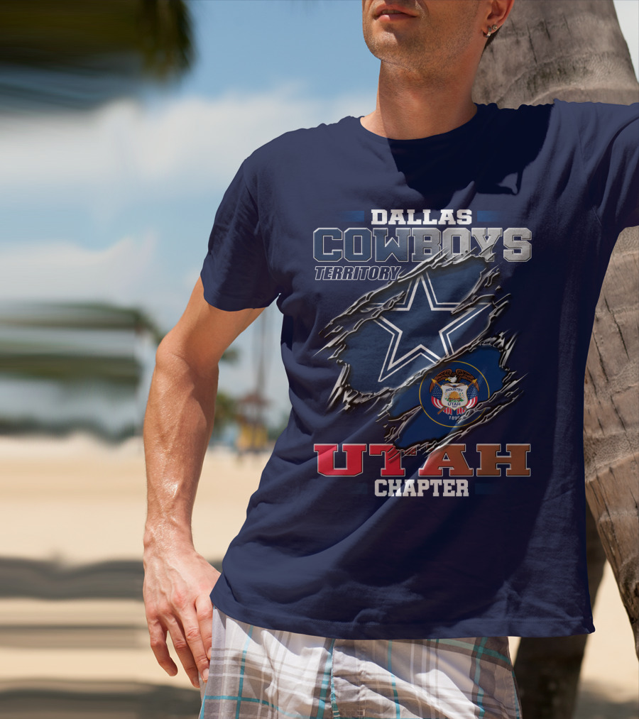 Dallas Cowboys Territory Utah Chapter T-Shirt