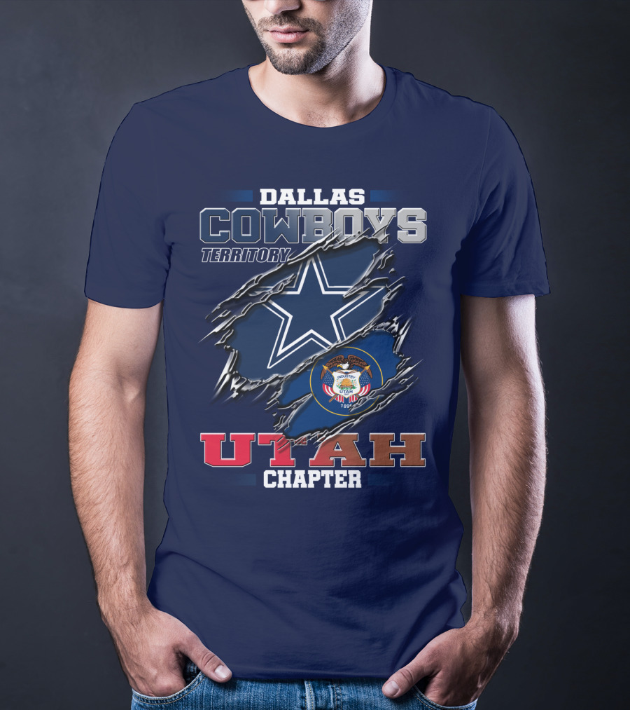 Dallas Cowboys Territory Utah Chapter T-Shirt