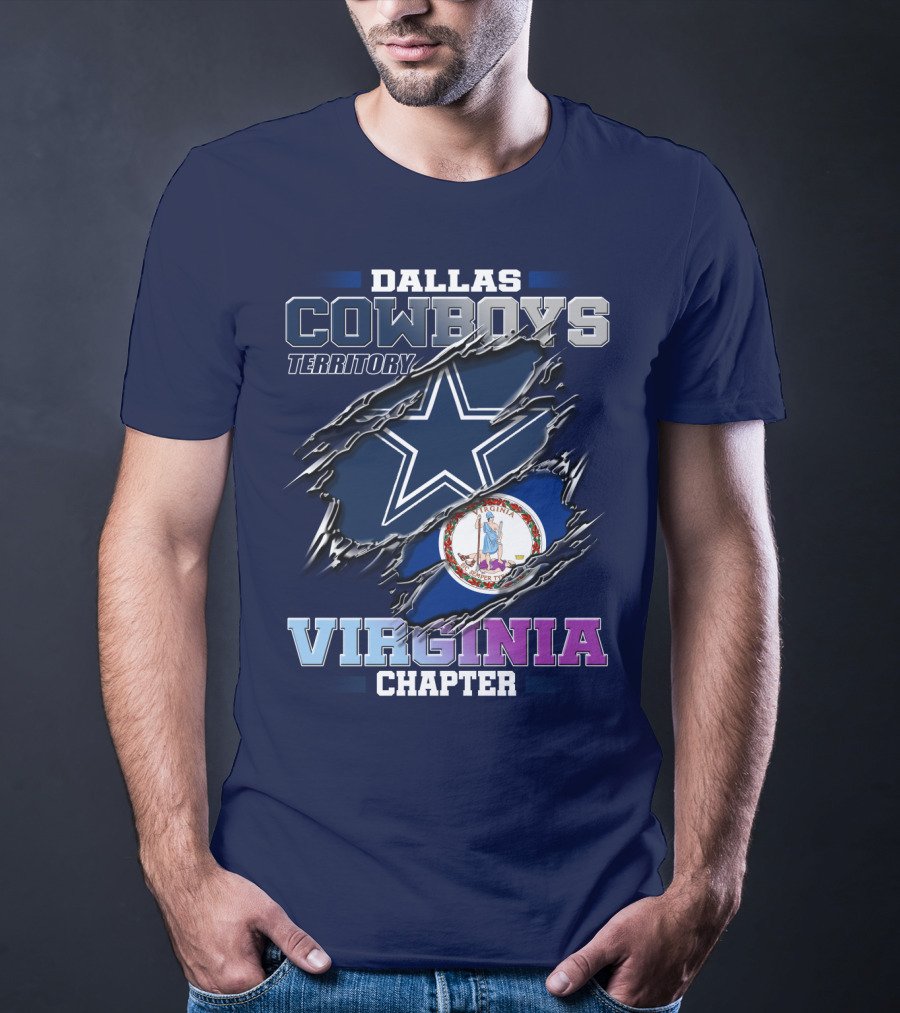 Dallas Cowboys Territory Virginia Chapter T-Shirt