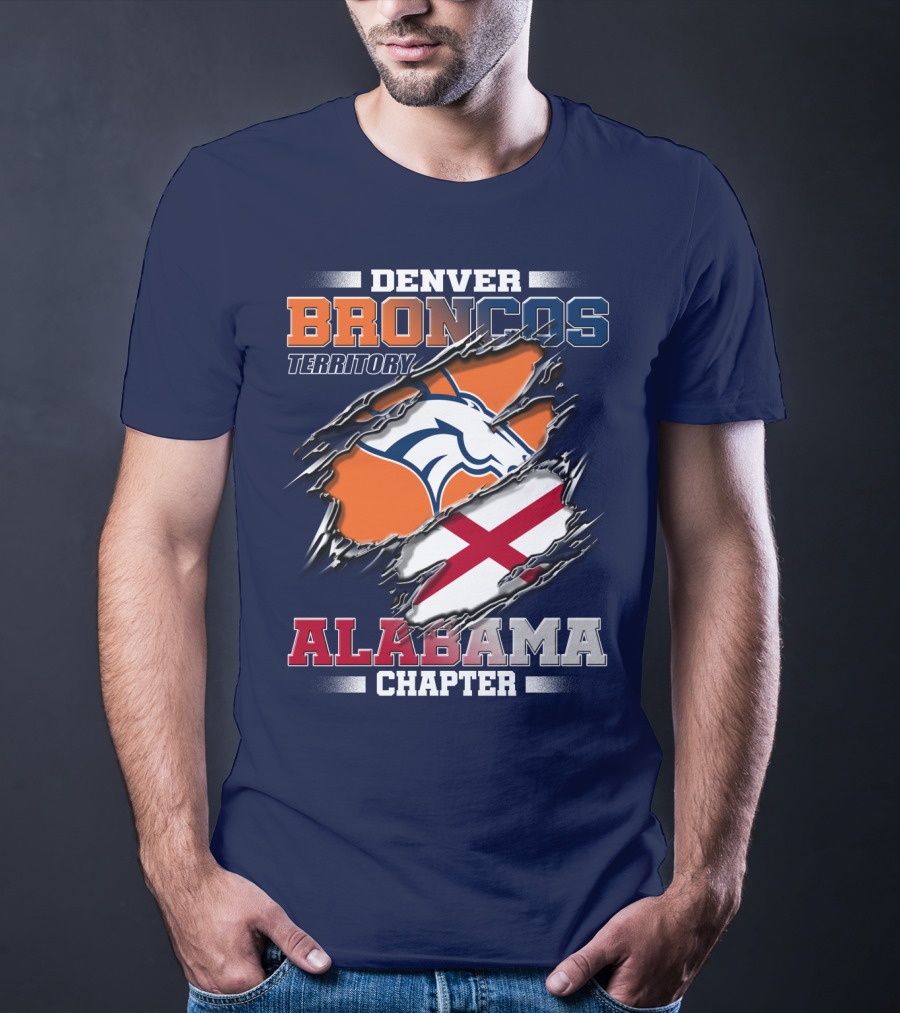 Denver Broncos Territory Alabama Chapter T-Shirt