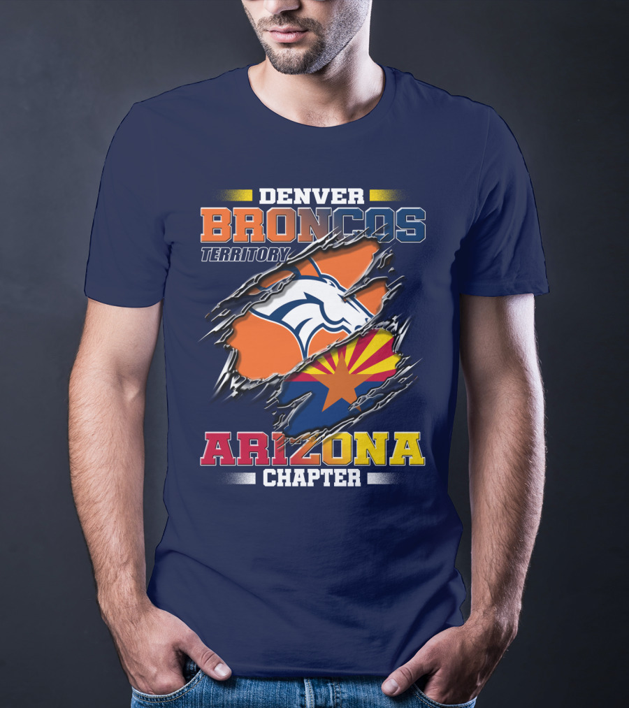 Denver Broncos Territory Arizona Chapter T-Shirt