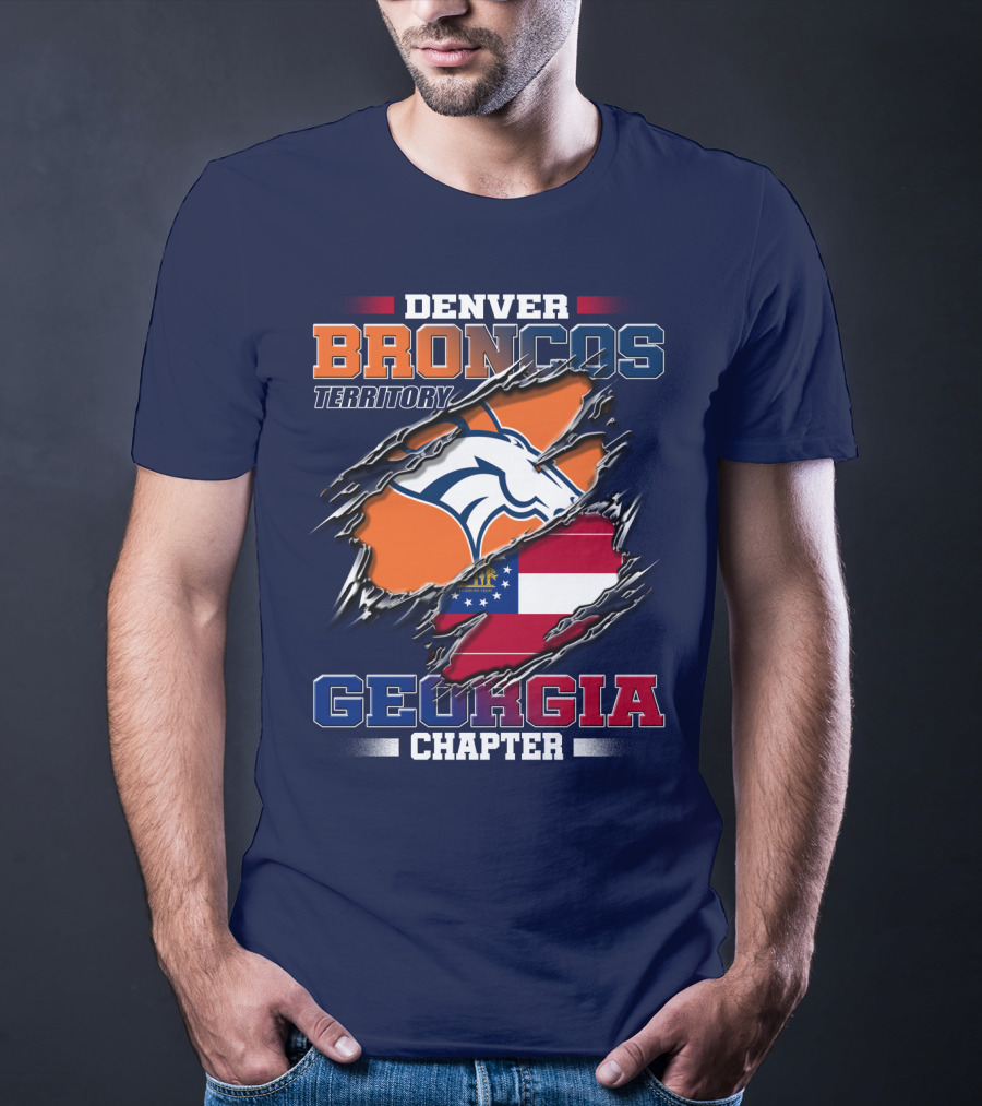 Denver Broncos Territory Georgia Chapter T-Shirt