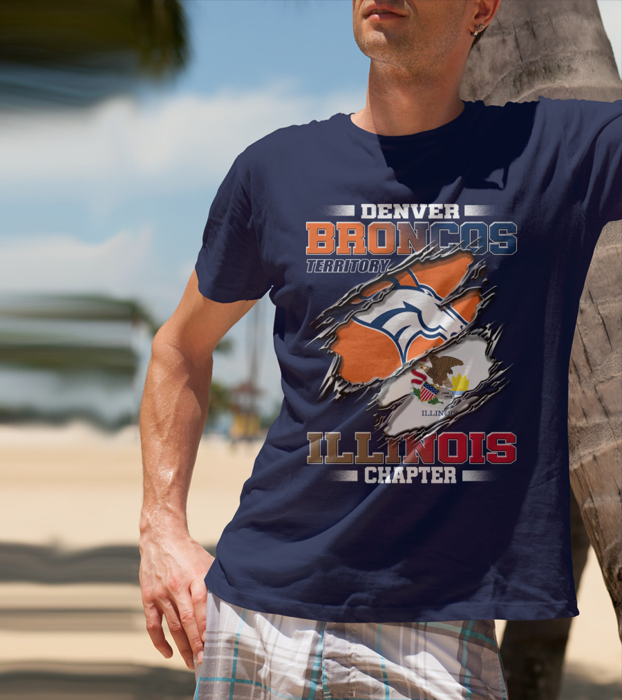 Denver Broncos Territory Illinois Chapter T-Shirt