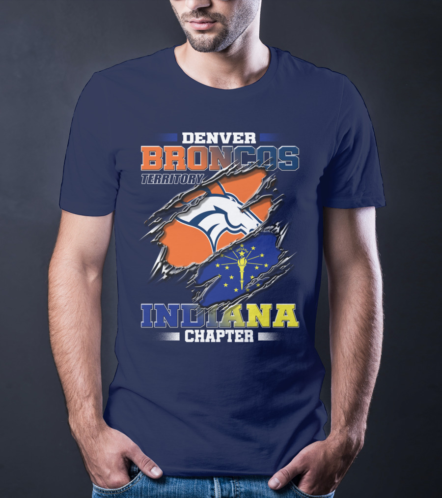 Denver Broncos Territory Indiana Chapter T-Shirt
