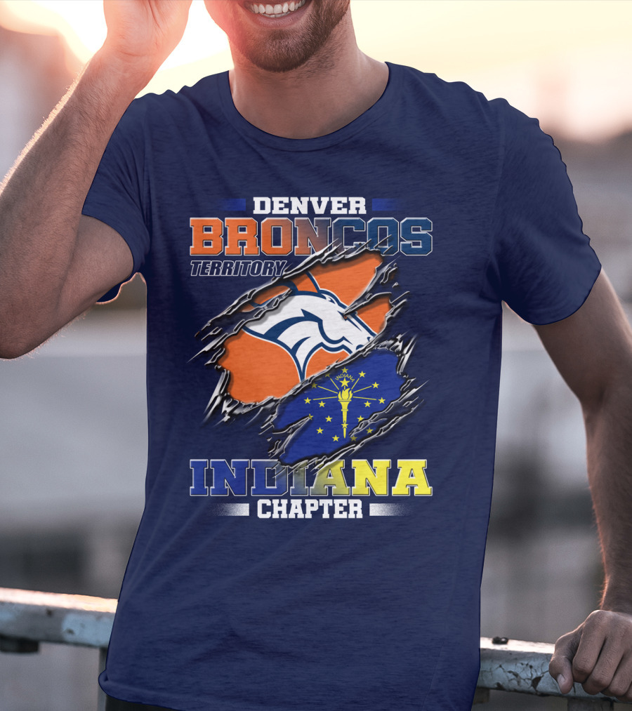 Denver Broncos Territory Indiana Chapter T-Shirt