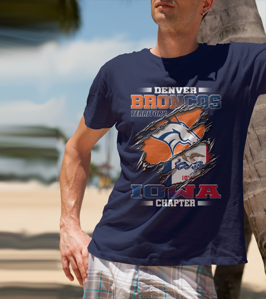Denver Broncos Territory Iowa Chapter T-Shirt