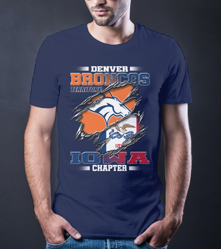 Denver Broncos Territory Iowa Chapter T-Shirt
