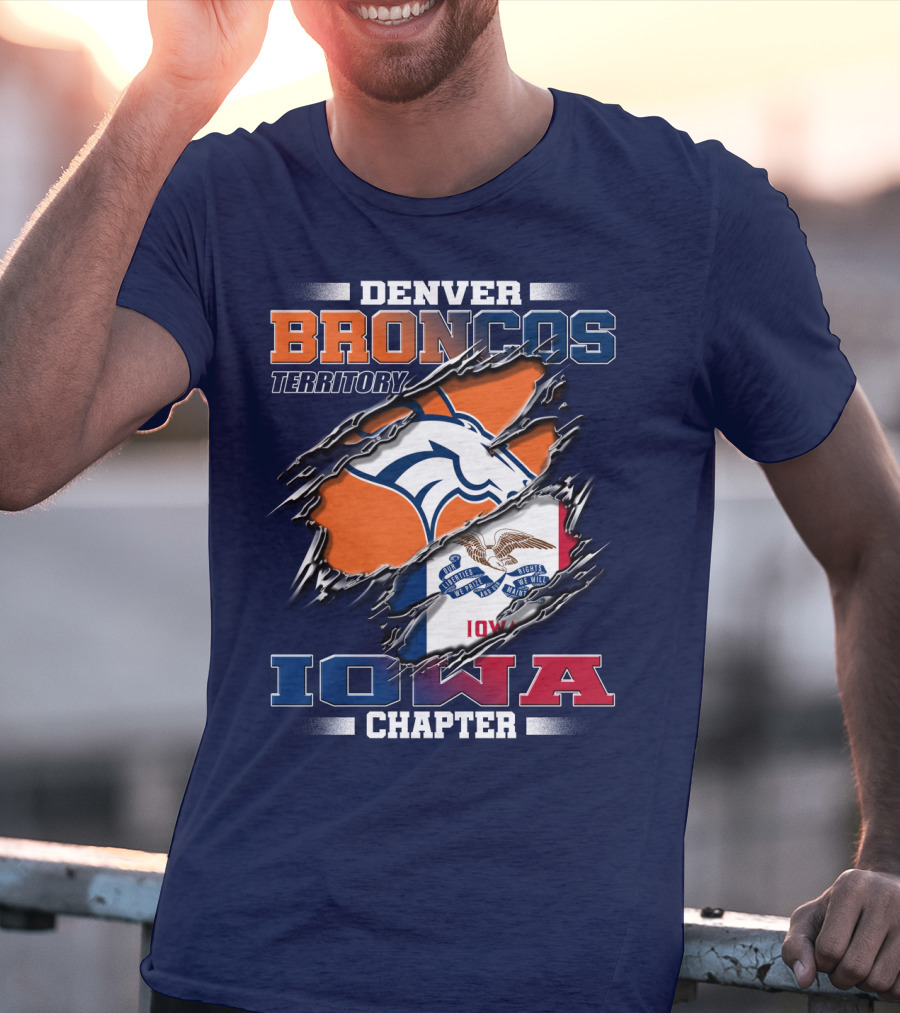 Denver Broncos Territory Iowa Chapter T-Shirt