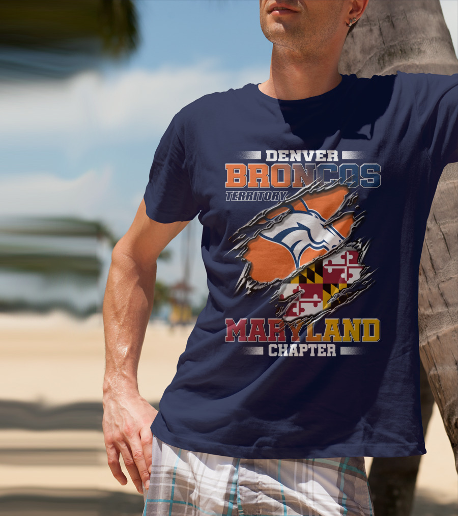 Denver Broncos Territory Maryland Chapter T-Shirt