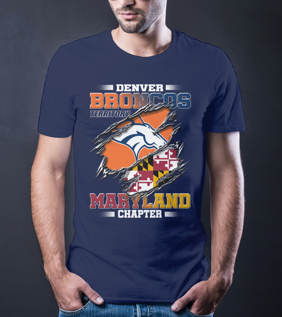 Denver Broncos Territory Maryland Chapter T-Shirt