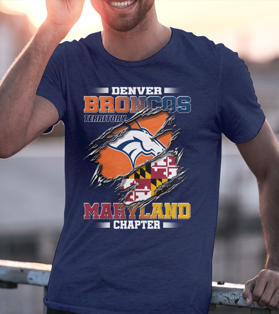 Denver Broncos Territory Maryland Chapter T-Shirt