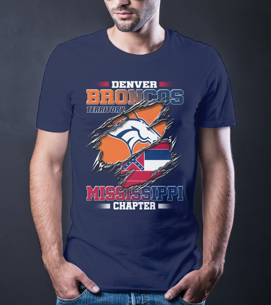 Denver Broncos Territory Mississippi Chapter T-Shirt