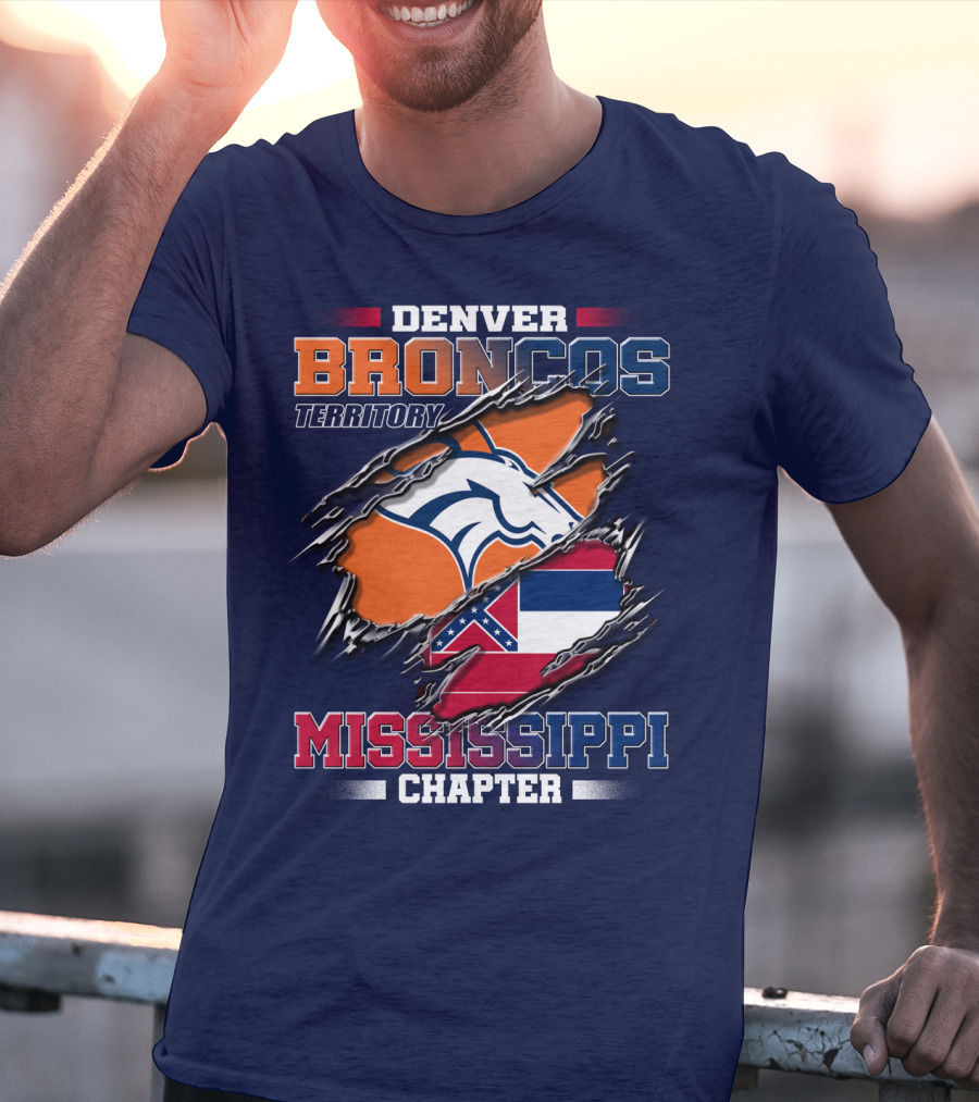 Denver Broncos Territory Mississippi Chapter T-Shirt
