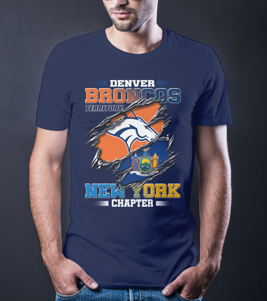 Denver Broncos Territory New York Chapter T-Shirt