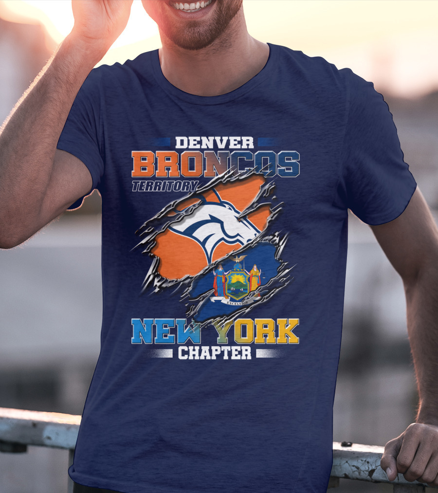 Denver Broncos Territory New York Chapter T-Shirt