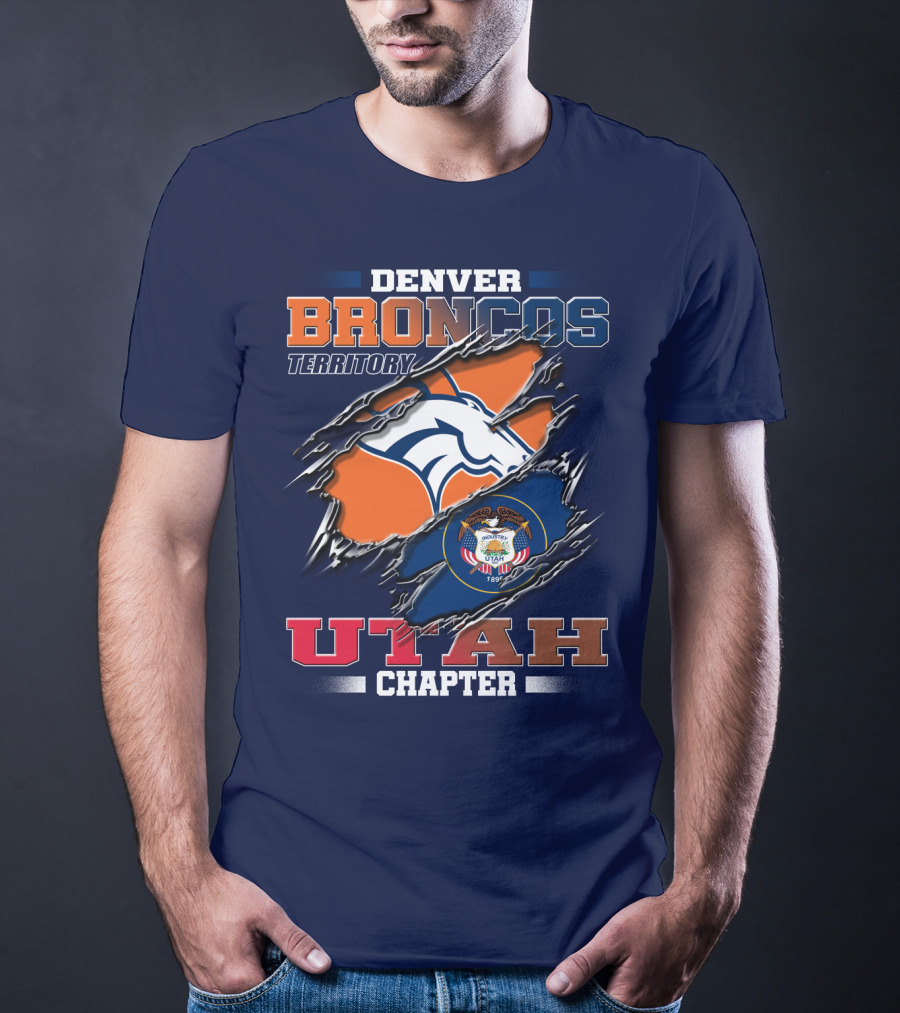 Denver Broncos Territory Utah Chapter T-Shirt
