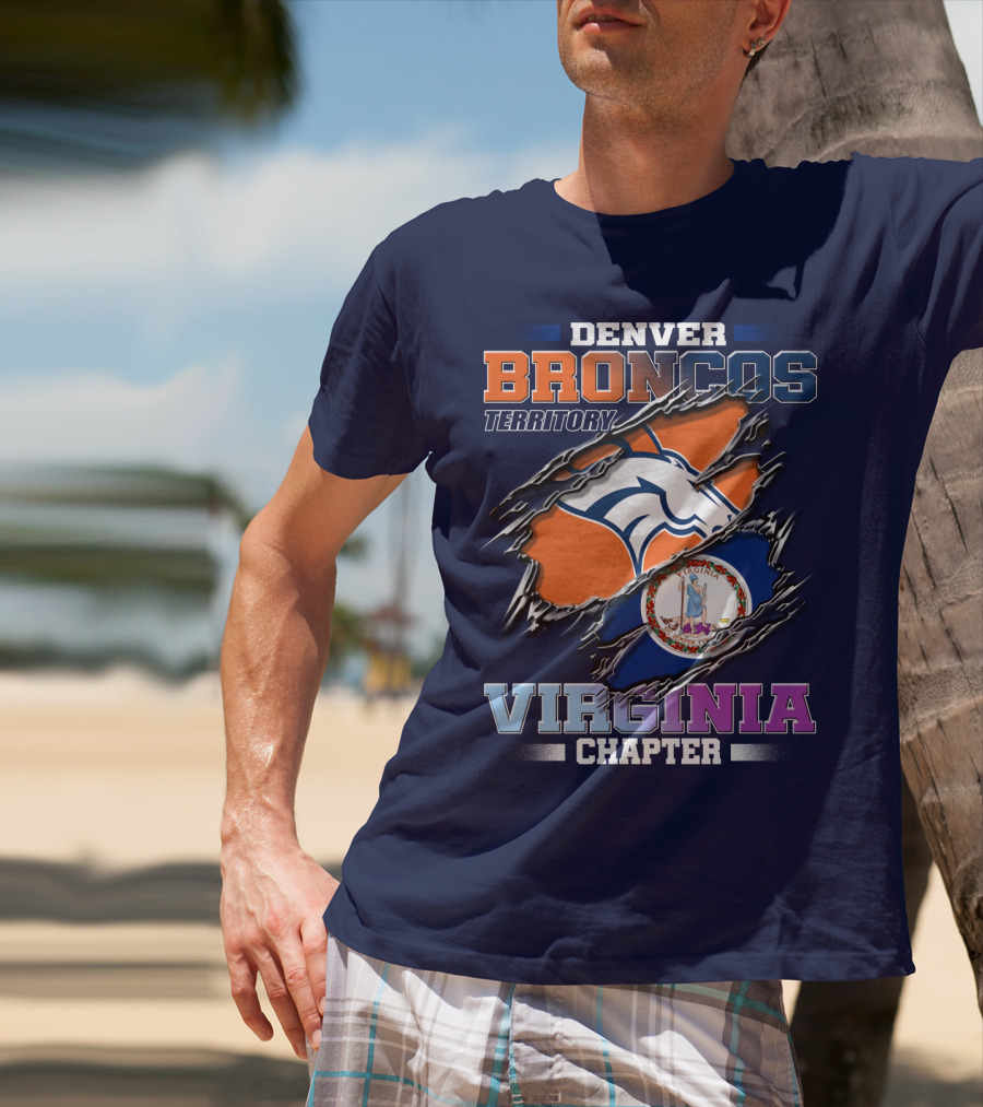 Denver Broncos Territory Virginia Chapter T-Shirt