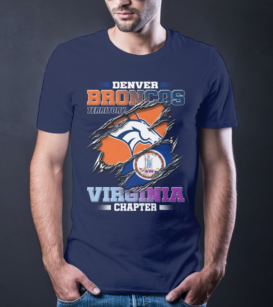 Denver Broncos Territory Virginia Chapter T-Shirt
