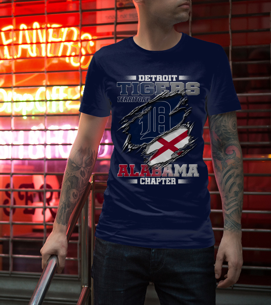 Detroit Tigers Territory Alabama Chapter T-Shirt