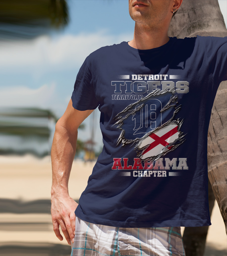 Detroit Tigers Territory Alabama Chapter T-Shirt
