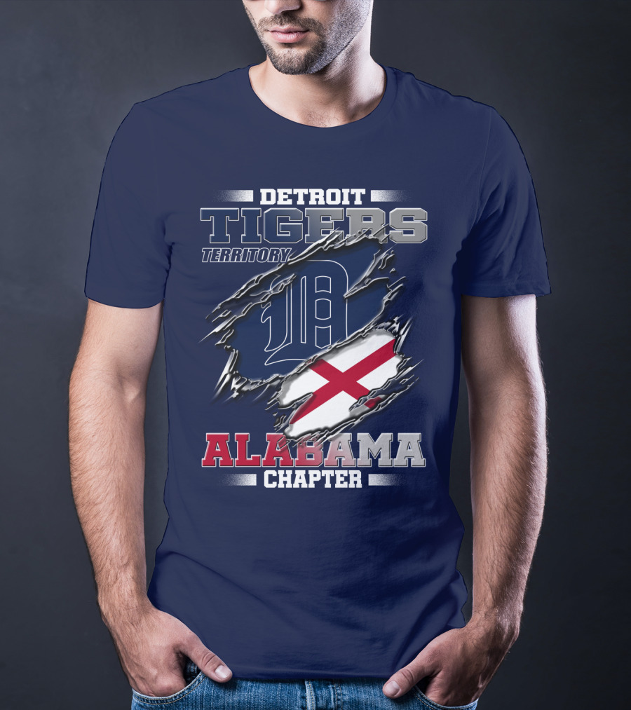 Detroit Tigers Territory Alabama Chapter T-Shirt