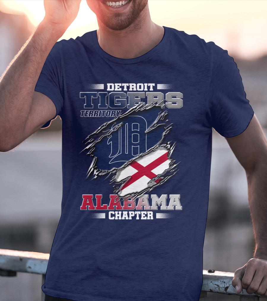 Detroit Tigers Territory Alabama Chapter T-Shirt