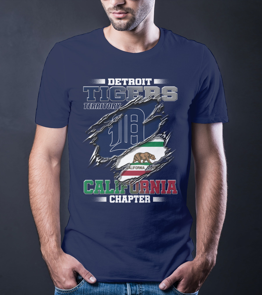Detroit Tigers Territory California Chapter T-Shirt