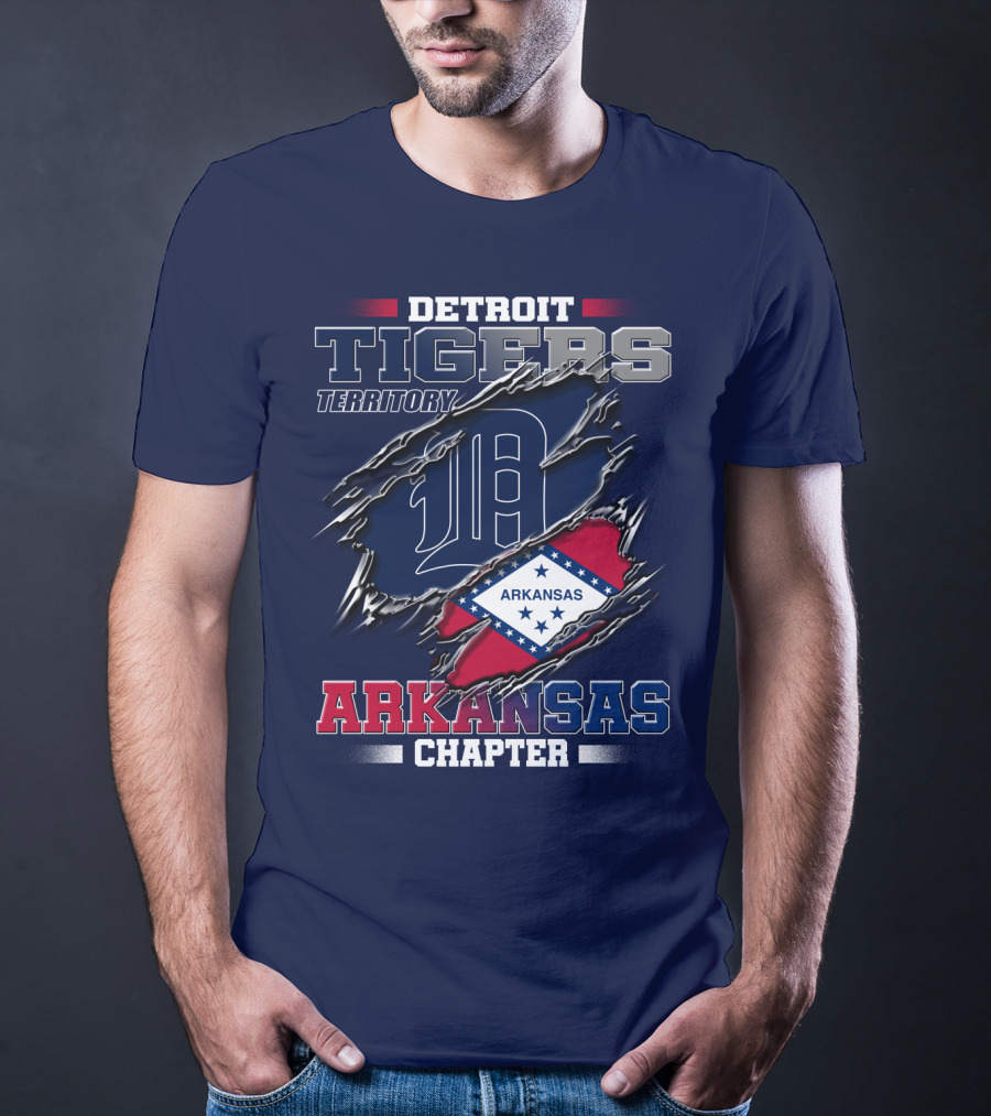 Detroit Tigers Territory Arkansas Chapter T-Shirt