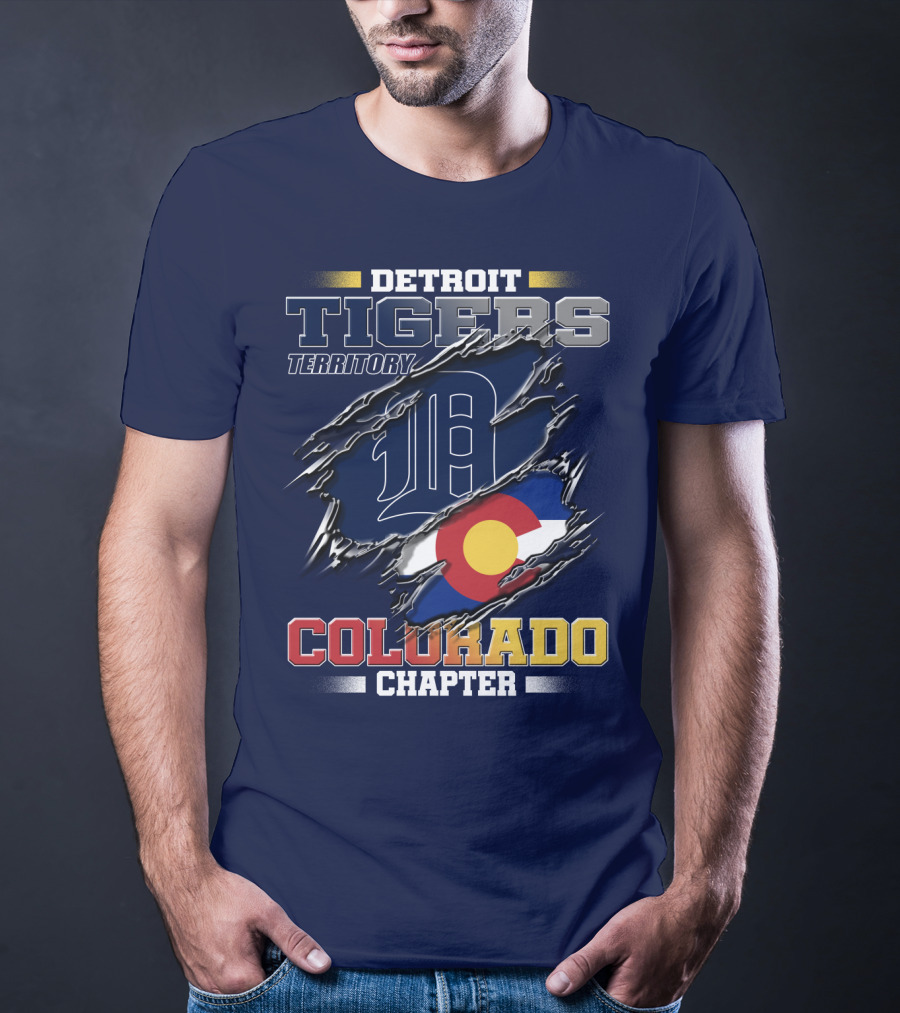 Detroit Tigers Territory Colorado Chapter T-Shirt