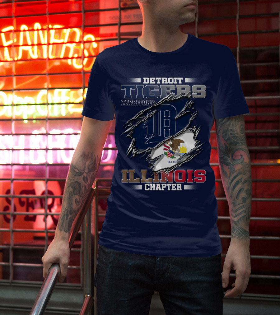 Detroit Tigers Territory Illinois Chapter T-Shirt