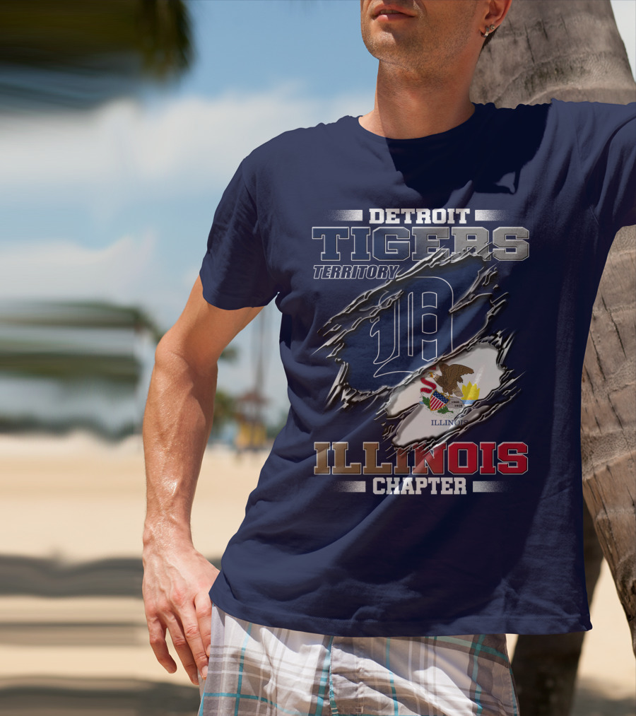 Detroit Tigers Territory Illinois Chapter T-Shirt