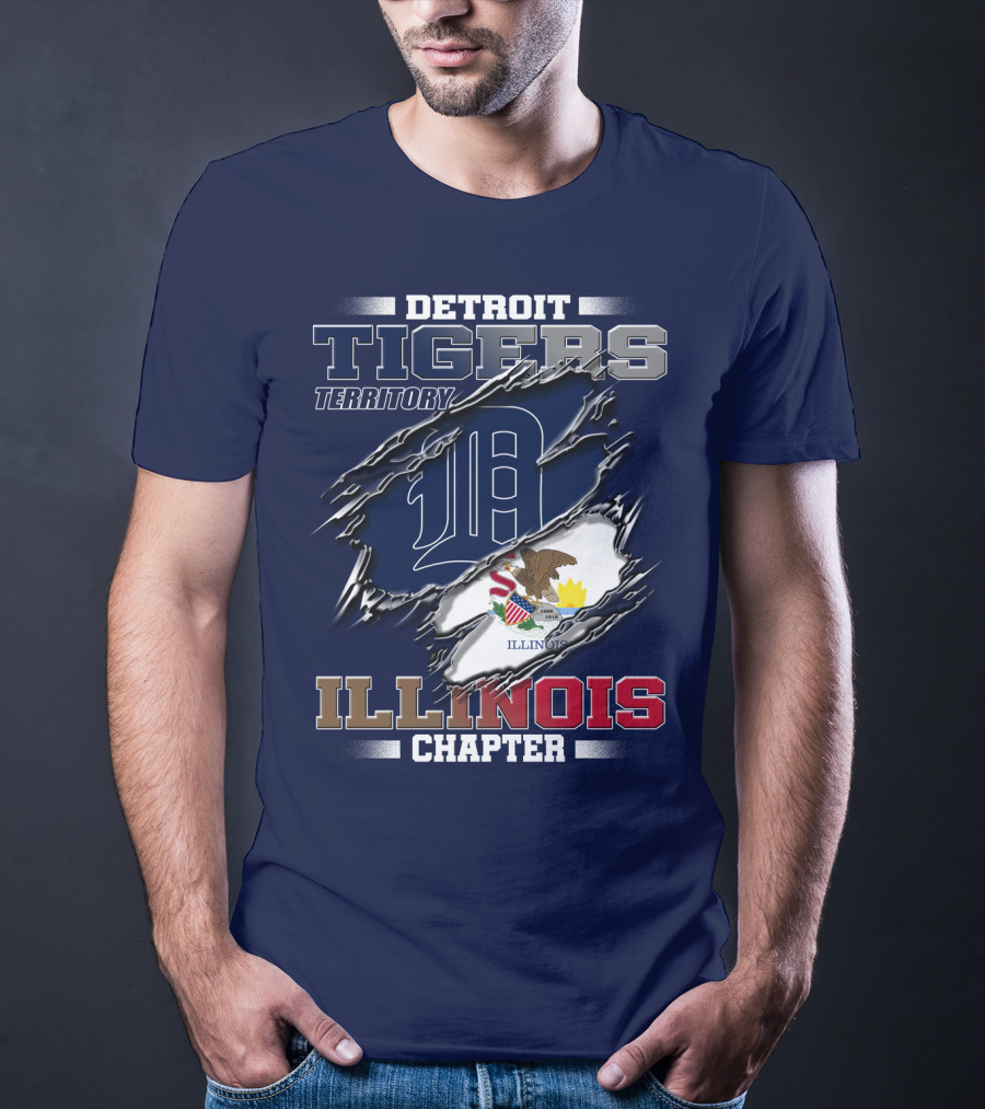 Detroit Tigers Territory Illinois Chapter T-Shirt