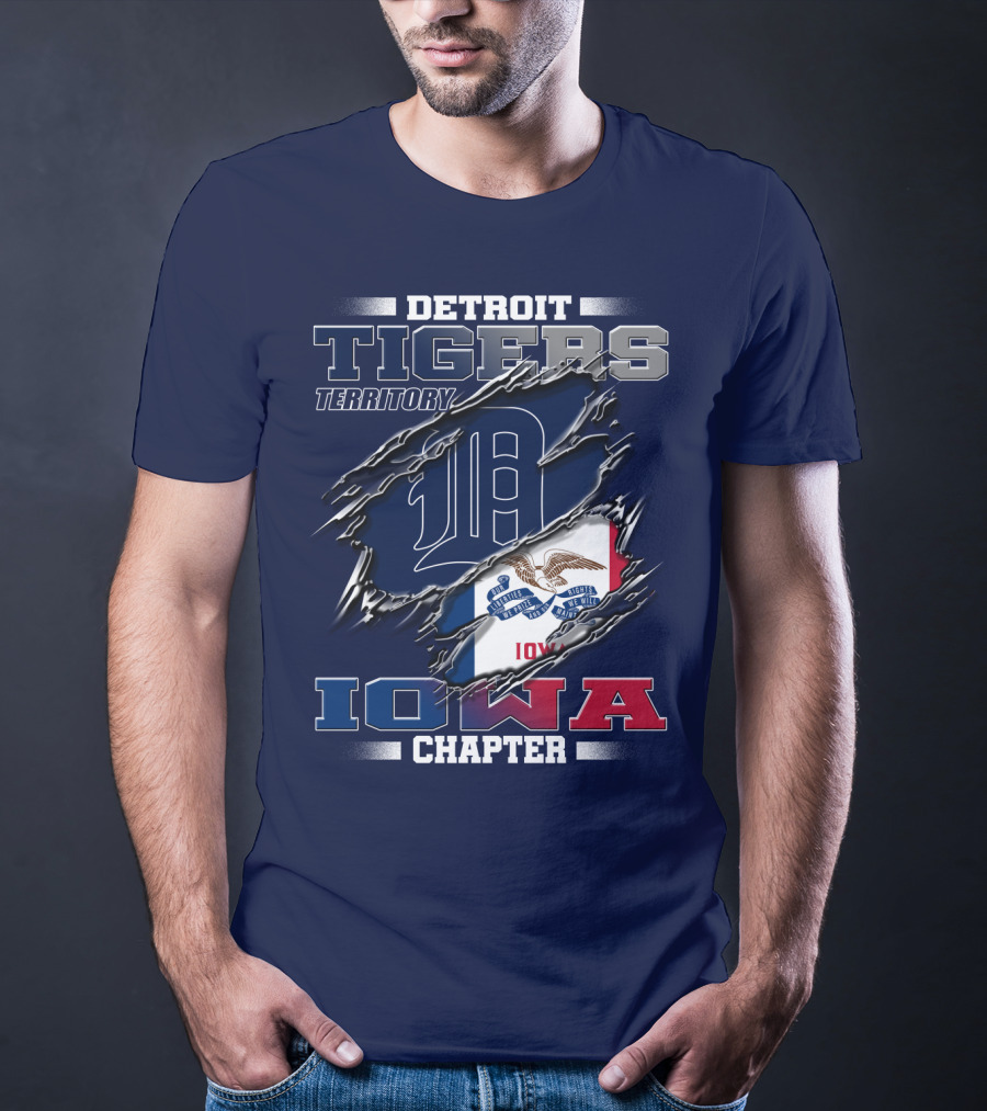 Detroit Tigers Territory Iowa Chapter T-Shirt
