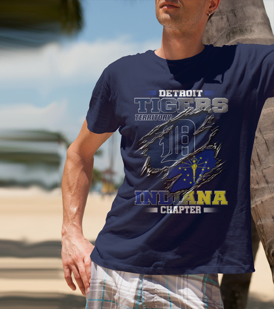Detroit Tigers Territory Indiana Chapter T-Shirt